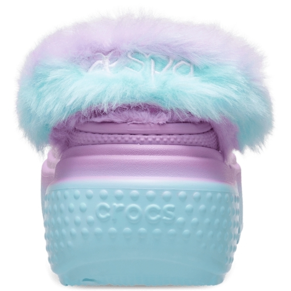 Crocs x Aespa New Lined Stomp Clogs Lilac Blue Men's 8 / Women's 10 NWT - Picture 6 of 15